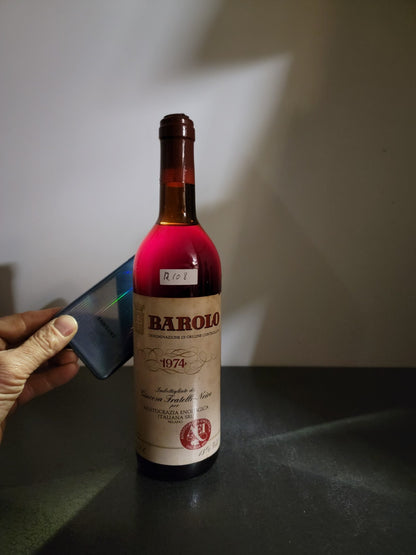 Barolo Fratelli Giacosa 1974 Neive bott. 72 cl 13%