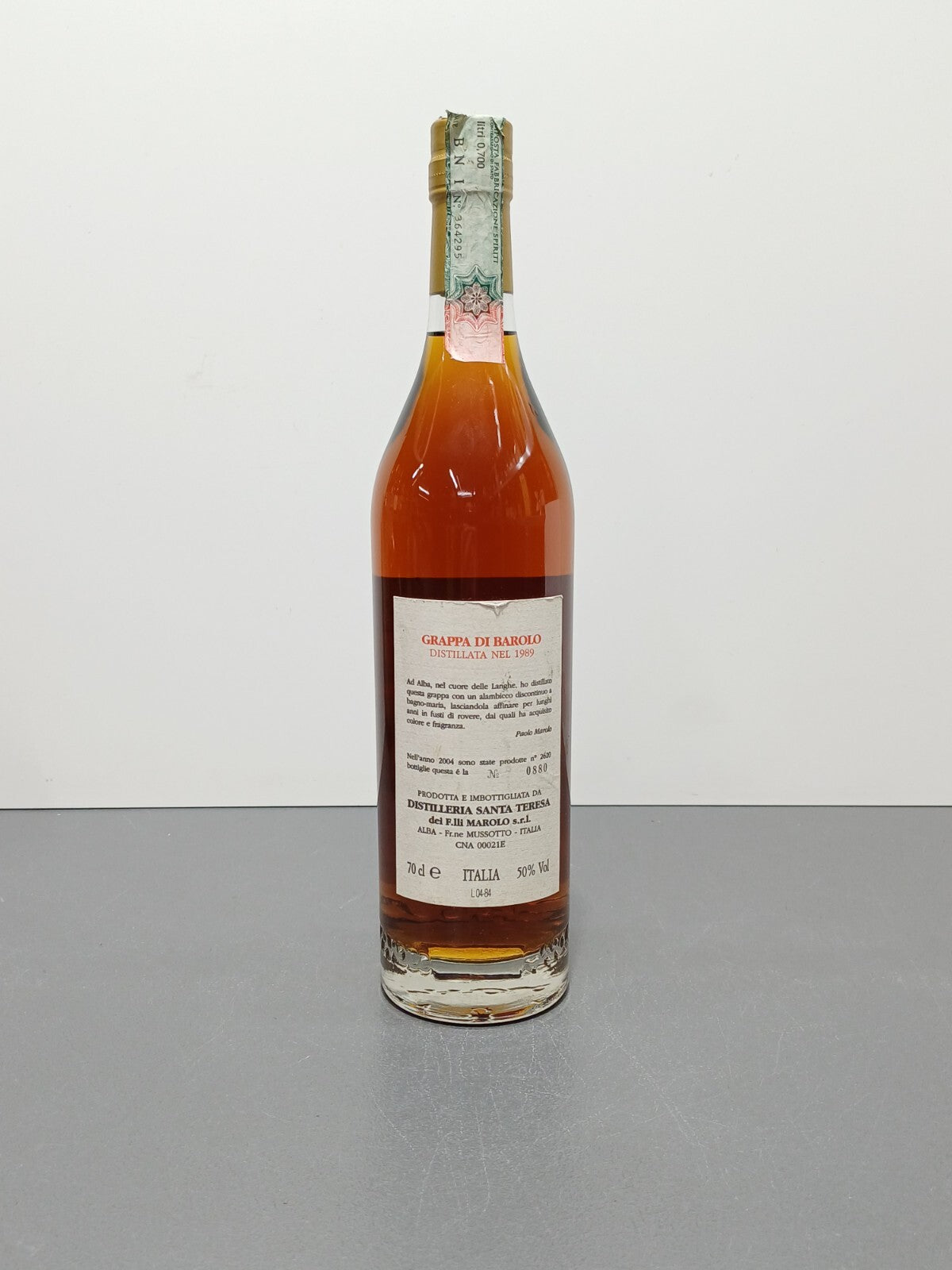 2004 Grappa di Barolo, Paolo Marolo bott. 70 cl