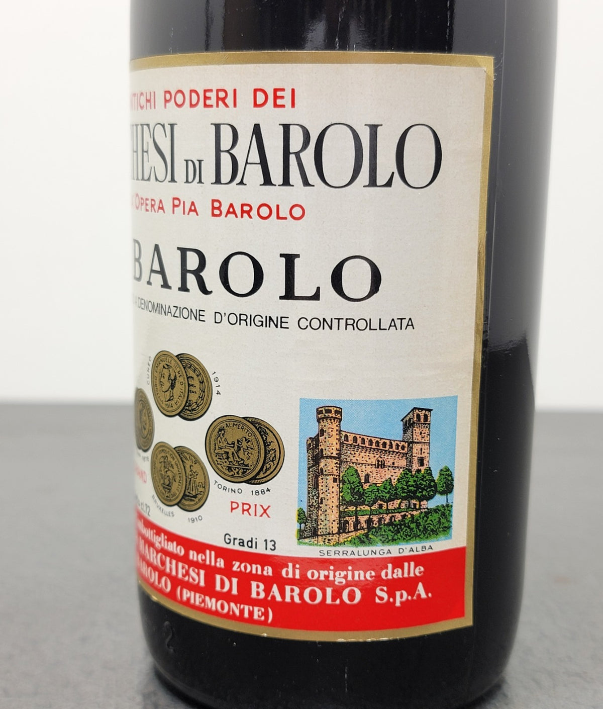 Barolo Marchesi 1966 Gia Opera Pia bott.72 cl 13%