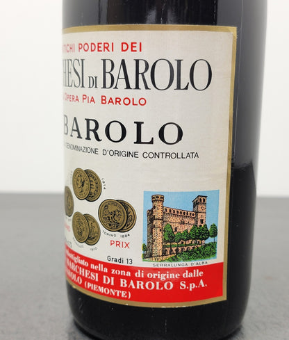 Barolo Marchesi 1966 Gia Opera Pia bott.72 cl 13%