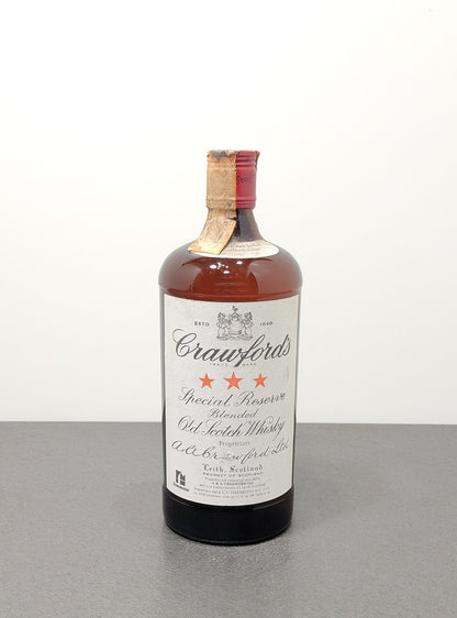 Whisky Crawford's 1970s Special Reserve Old Blended Scotch Whisky bott 75 cl 40%