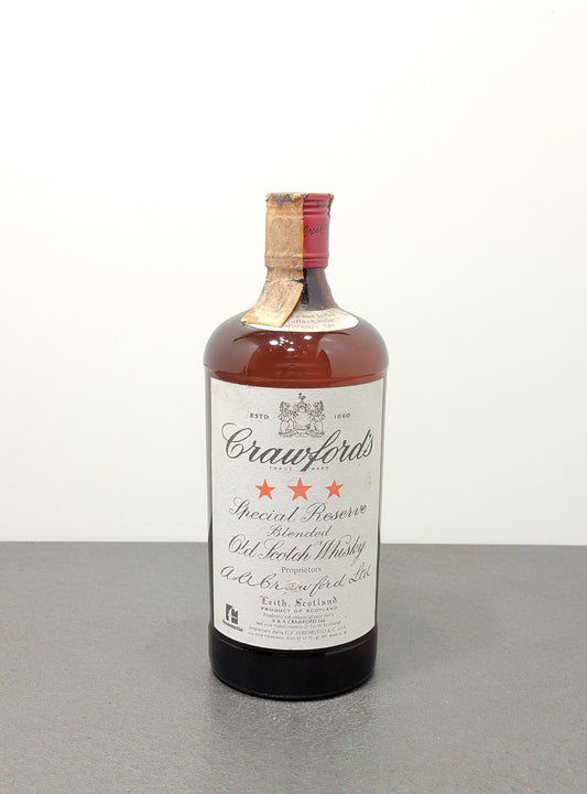 Whisky Crawford's 1970s Special Reserve Old Blended Scotch Whisky bott 75 cl 40%