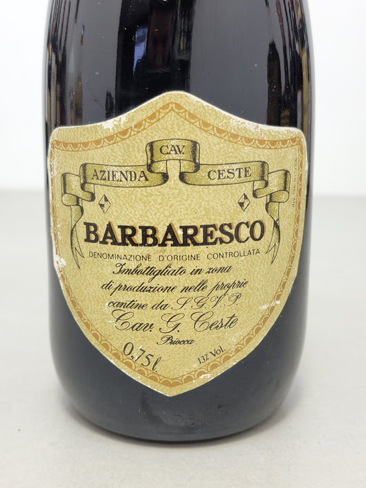 Barbaresco Cav. Ceste 1975 bott.75 cl 13%
