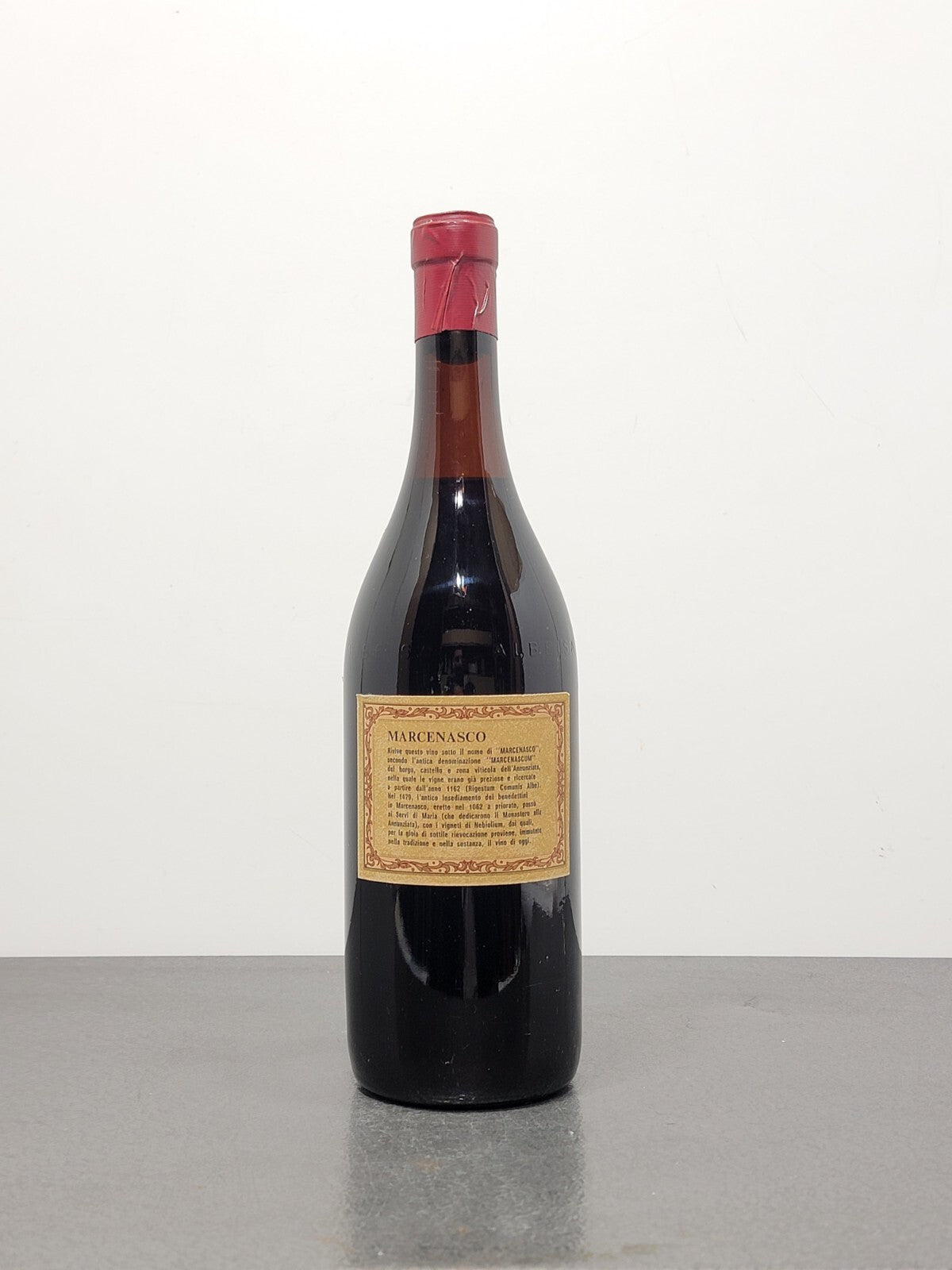 Barolo Renato Ratti 1970 Marcenasco Abbazia dell'Annunziata 72 cl 13.5%