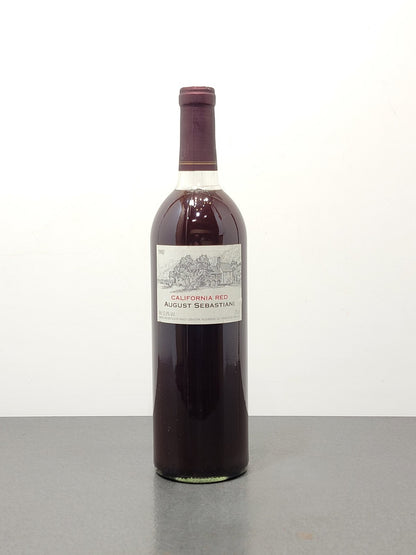 California Red Wine August Sebastiani 1992 bott. 75 cl. 12%