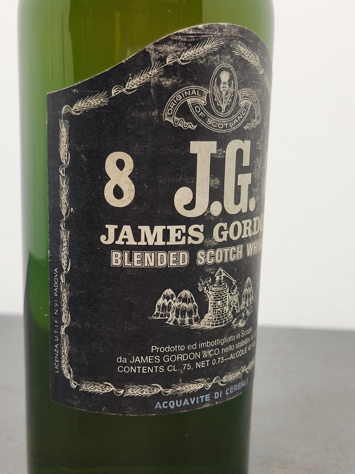 J & G James Gordon 8 years 1965 Blended Scotch Whisky bott. 75 cl 40%