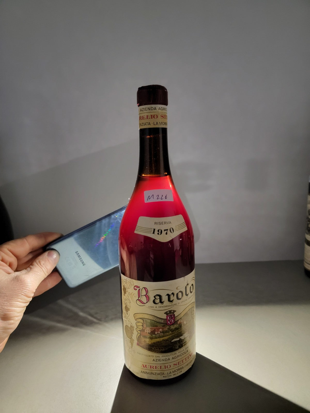 Barolo Aurelio Settimo 1970 Anuziata La Morra bott. 72 cl 13,5%