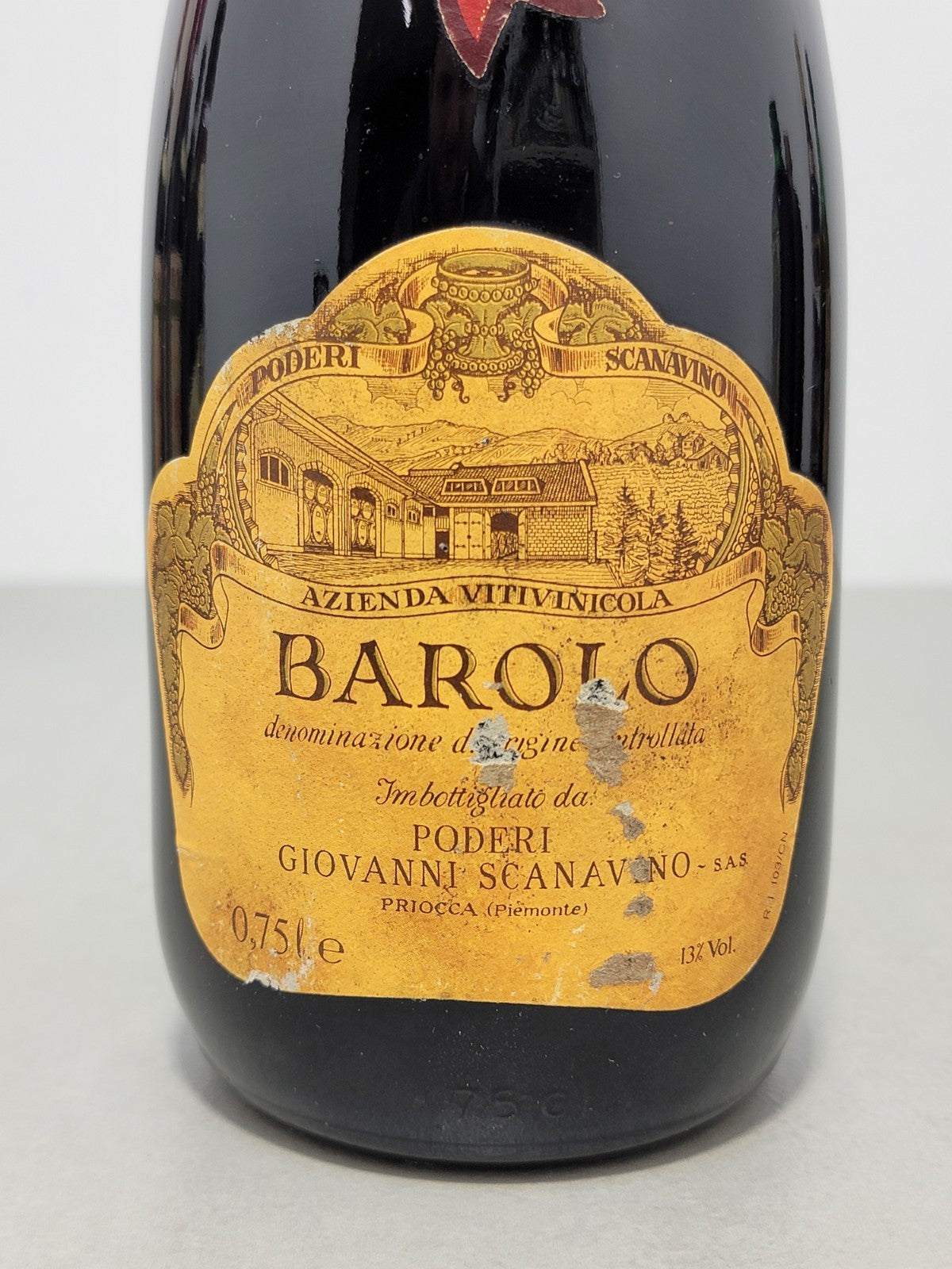 Barolo Giovanni Scanavino 1976 Priocca D'alba bott. 75 cl 13%