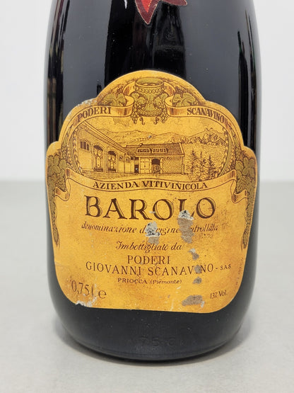Barolo Giovanni Scanavino 1976 Priocca D'alba bott. 75 cl 13%