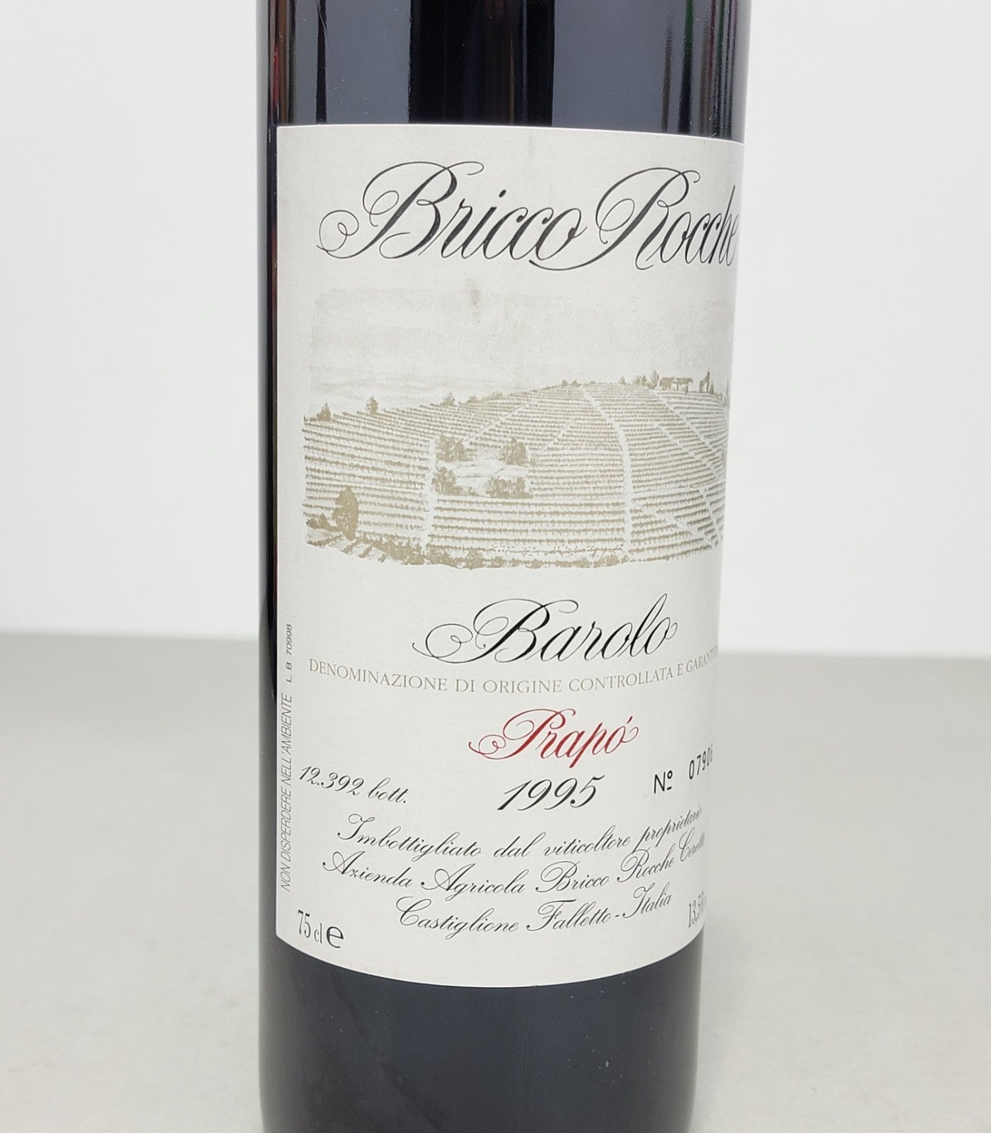 Barolo Bricco Rocche Prapo 1995 Ceretto Castiglione Falletto bott.75cl 13.5%