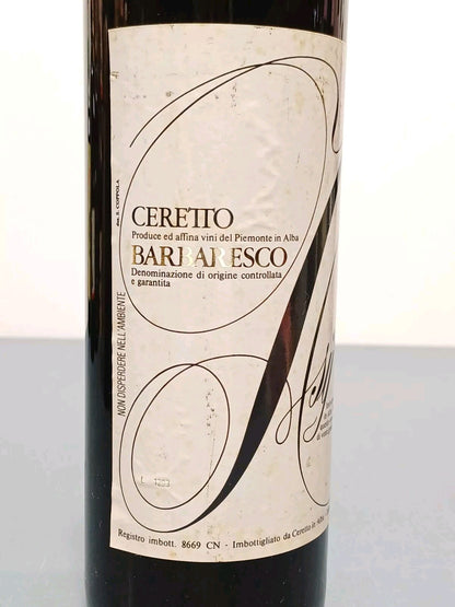 Barbaresco 1990 Ceretto Asij bott..75 cl