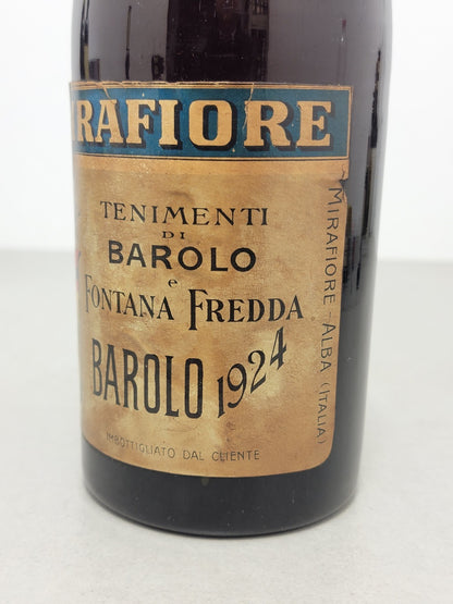Barolo Mirafiore 1924 Fontana Fredda Alba bott.75 cl 14%