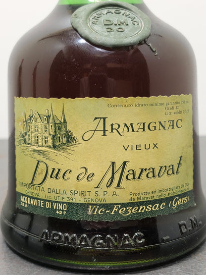 Armagnac Duc De Maravat 30 Years 1970s bott. 75 cl 42%