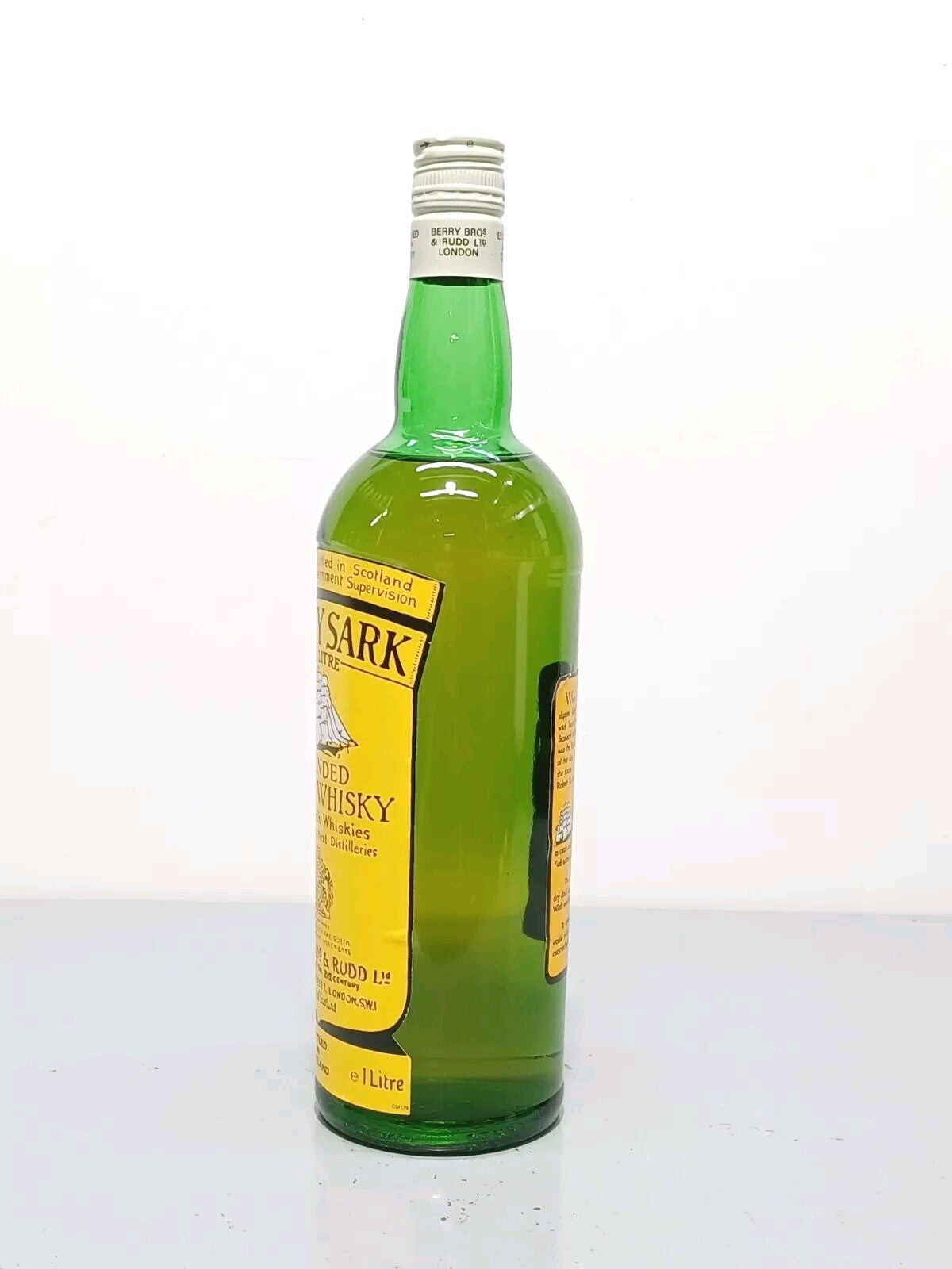Whisky Cutty Sark 1970s Berry Bros Rudd Blended Scotch Whisky bott.1 litro 43%