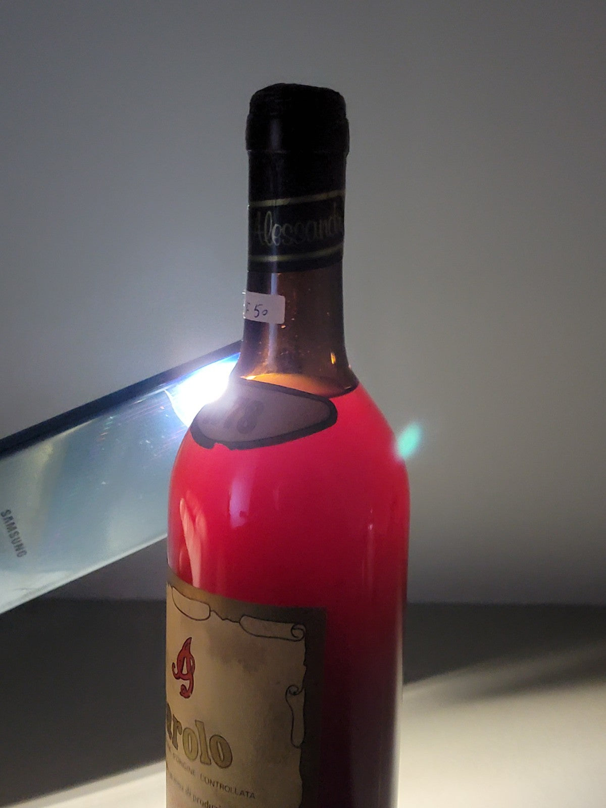 Barolo Alessandria Giuseppe 1978 Vigneti Regione Paradiso bott. 72 cl 13,5%