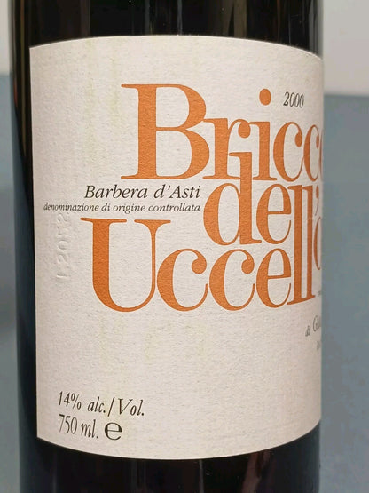 Bricco Dell Uccellone 2000 Barbera Braida bott. 75 cl 14.5%