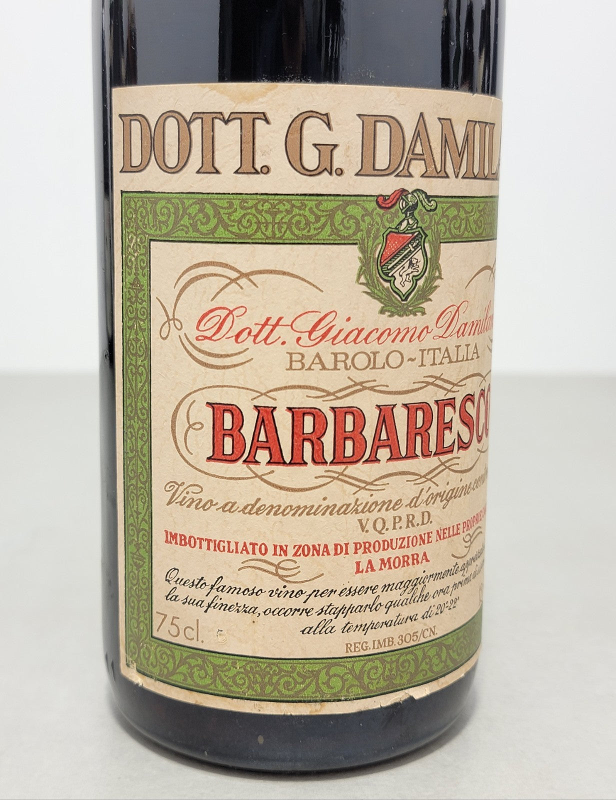 Barbaresco Damilano 1975  La Morra bott..75 cl 12.5%