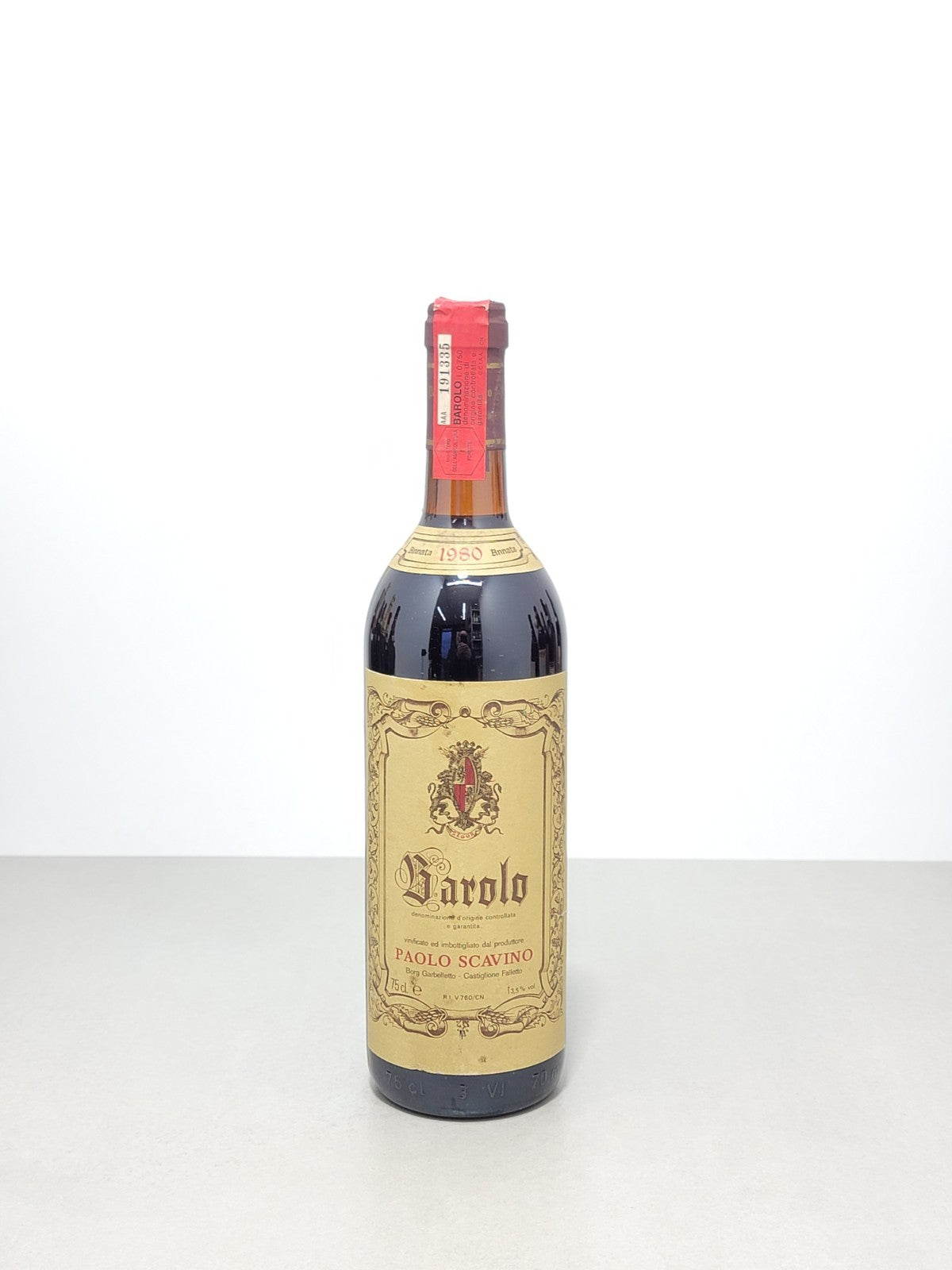 Barolo Paolo Scanavino 1980 Castiglione Falletto bott.75 cl 13,5%