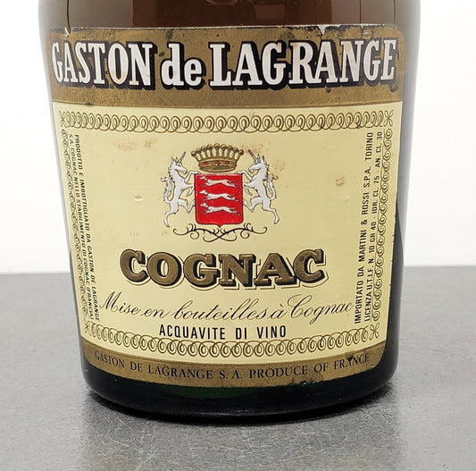 Cognac Gaston de Lagrange 3stars 1970s bott.75 cl 40%
