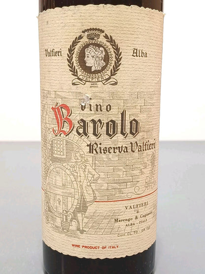 Barolo Valfieri Riserva 1959 Alba bott. 70 cl 13,5%