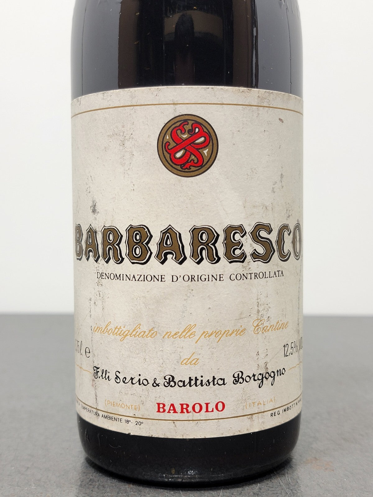 Barbaresco Borgogno 1979 Fratelli Serio & Battista bott..75 cl
