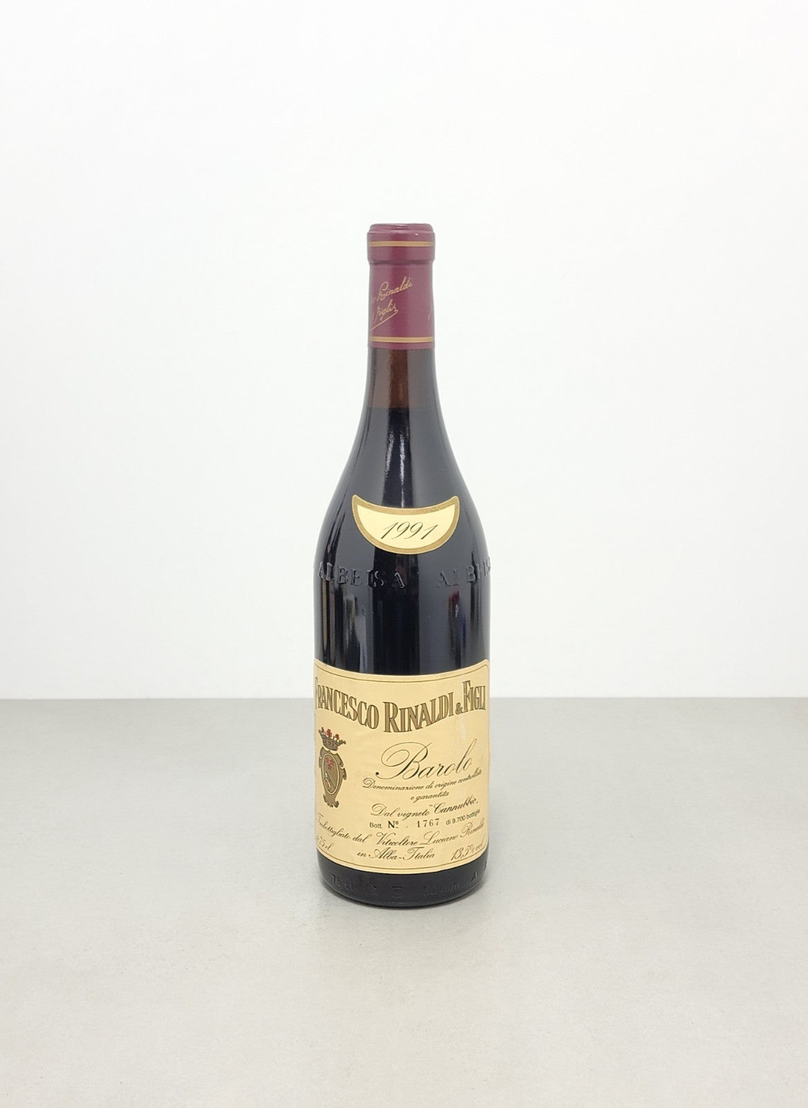 Barolo Francesco Rinaldi 1991 Vigneto Cannubbio bott.75 cl 13.5%