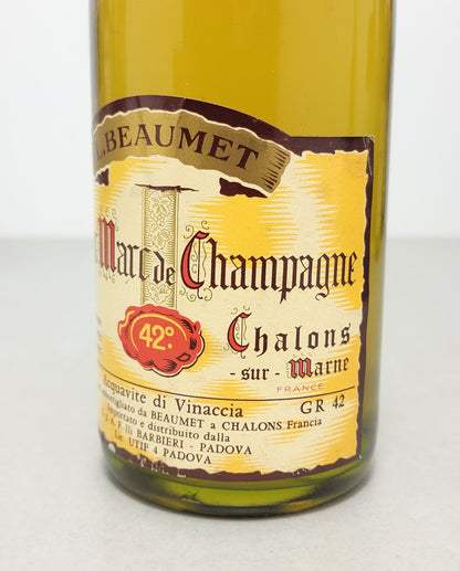 Grappa L.Beaumet 1960s Vieux Marc De Champagne bott. 75 cl 42%