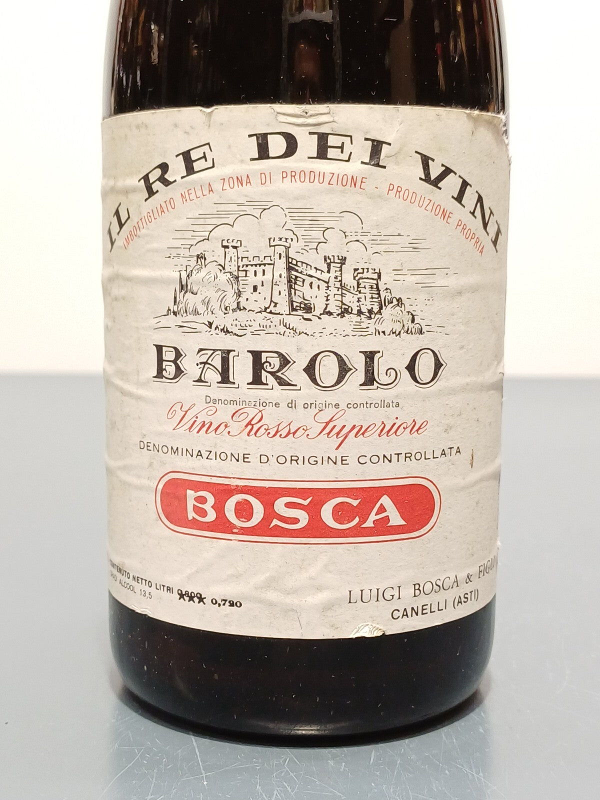 Barolo Luigi Bosca 1964 Vino Rosso Superiore bott.72 cl 13.5%