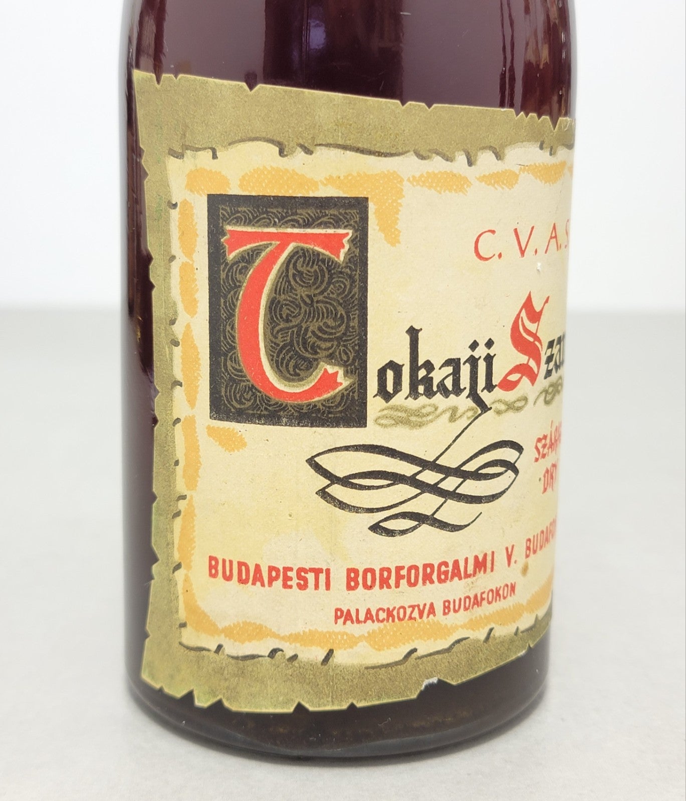 Tokaji Szamorodni 1957 Budapest Borfolgalmi,V. Budafok bott. 50 cl 13 %
