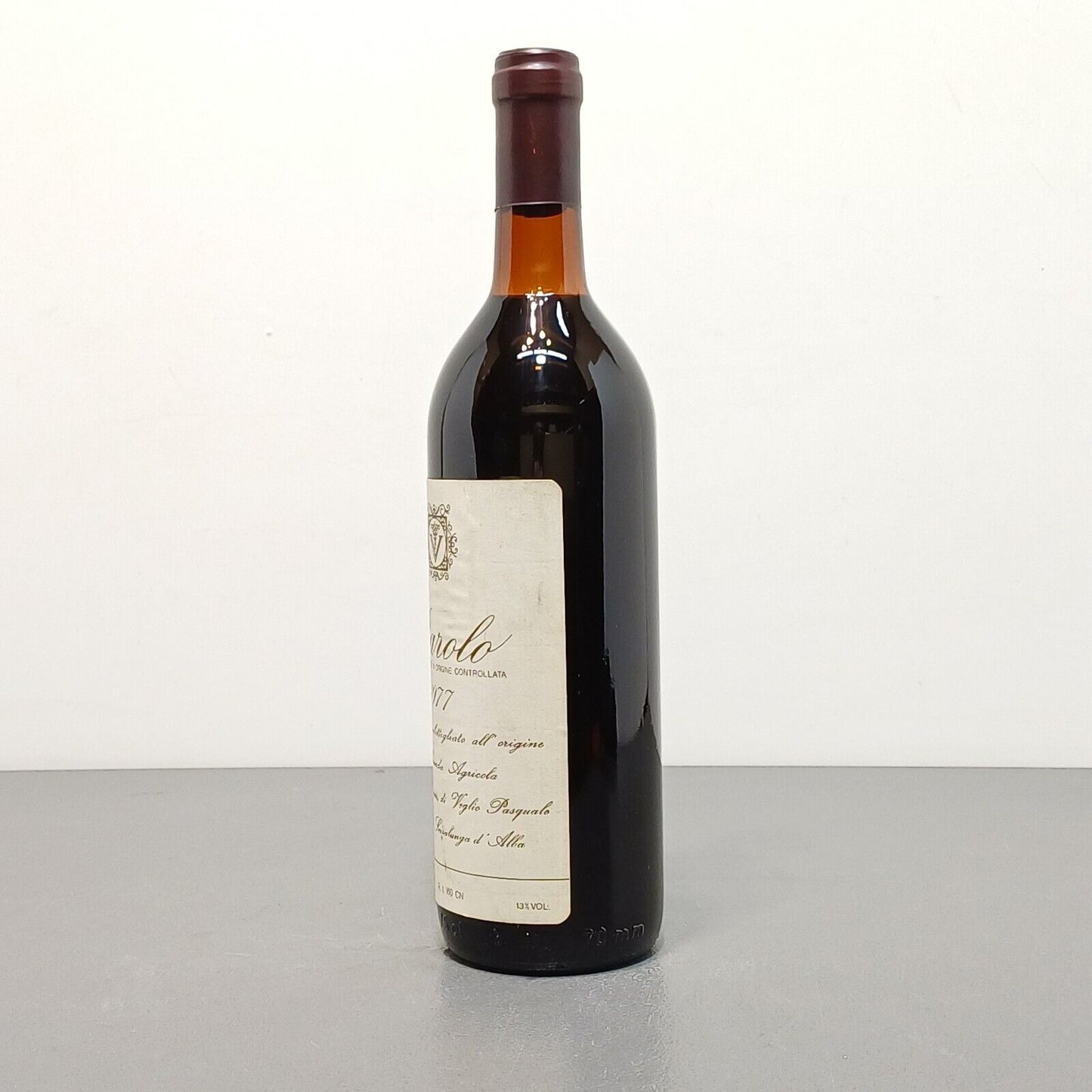 Barolo Cascina Bruni Di Veglio Pasquale 1977 bott.72 cl 13%