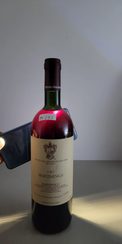 Barbaresco Martinenga 1987 Marchesi di Gresy bott. 75 cl 13%