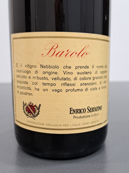 Barolo 1961 Enrico Serafino bott. 72 cl 13°