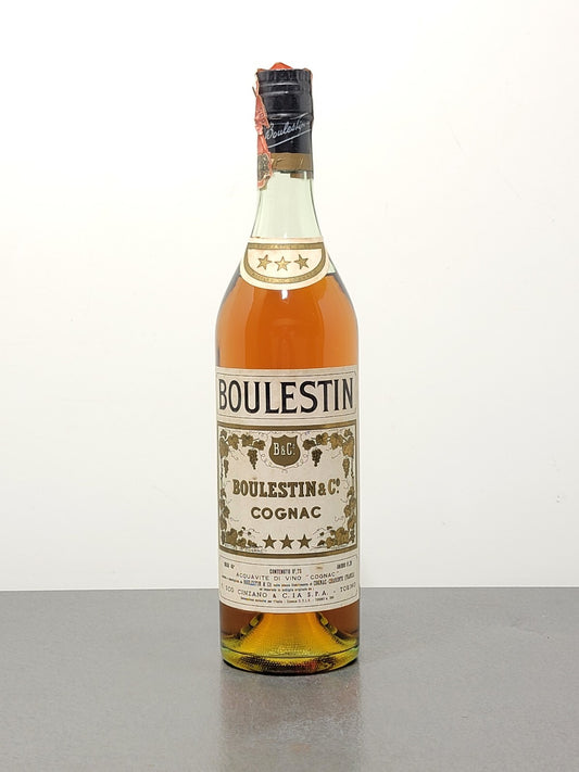 Cognac Boulestin 3 stars 1970s bott.75 cl 40%