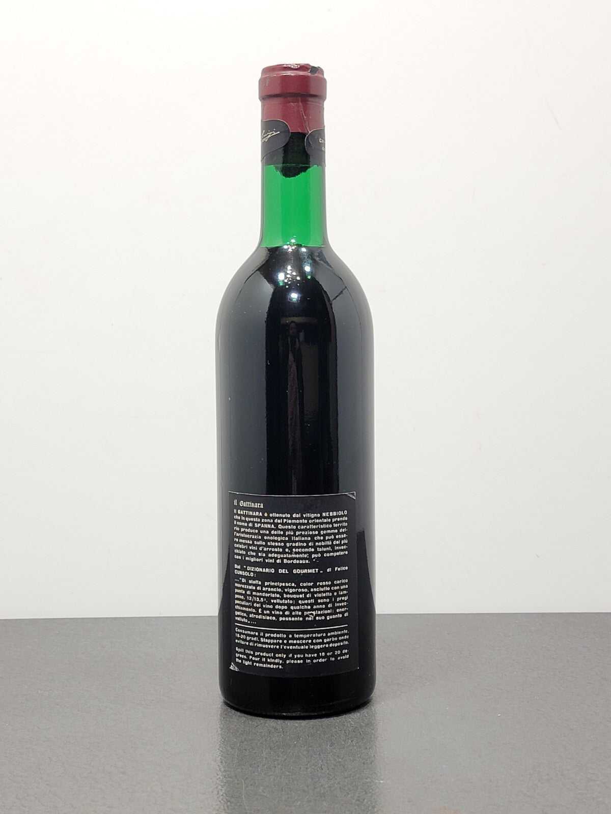 Gattinara Luigi Caldi 1964 Riserva Speciale bott.72 cl 13%