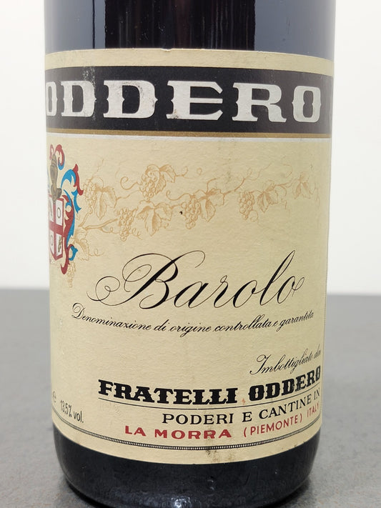 Barolo Oddero 1980 La Morra bott.75 cl 13.5%