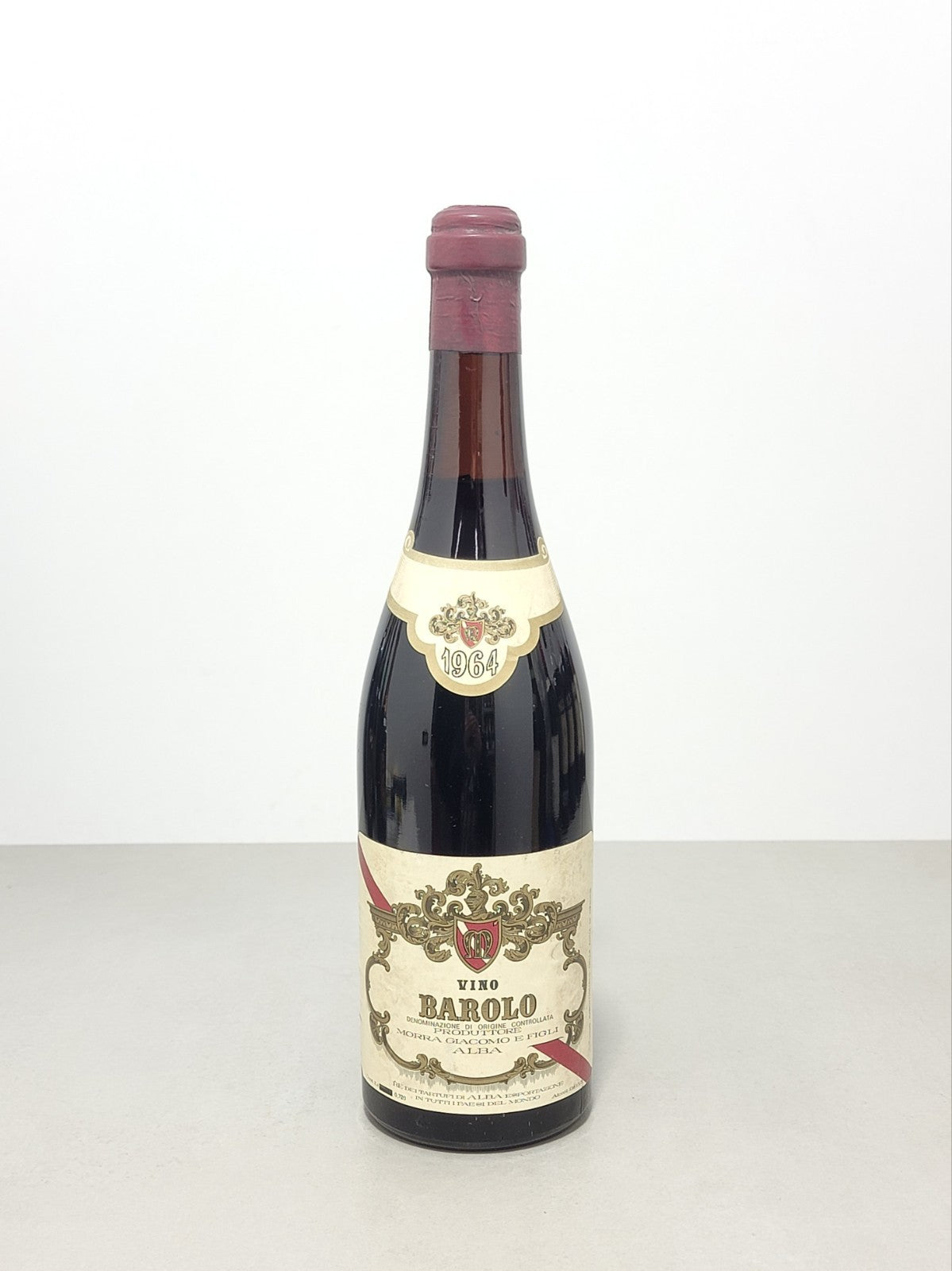 Barolo Giacomo Morra 1964 Alba bott. 72 cl 13,5%