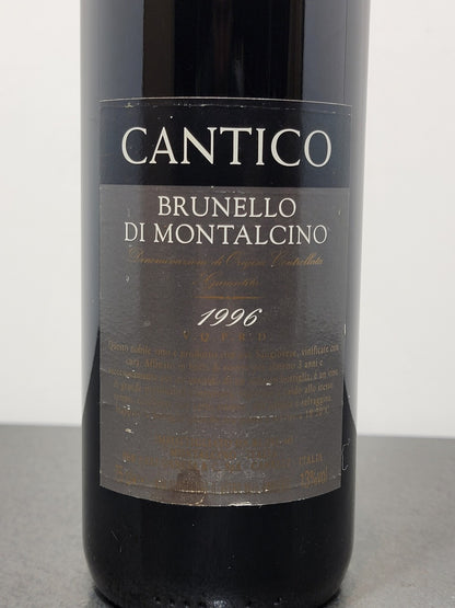 Cantico Fratelli Gancia 1996 Brunello Di Montalcino bott.75 cl 13%