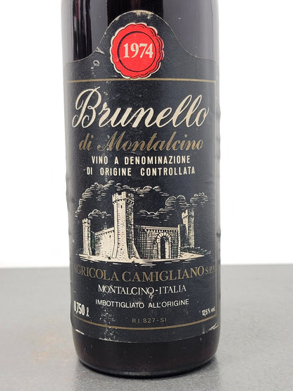 Camigliano Brunello Di Montalcino 1974 bott.75 cl 12.5%
