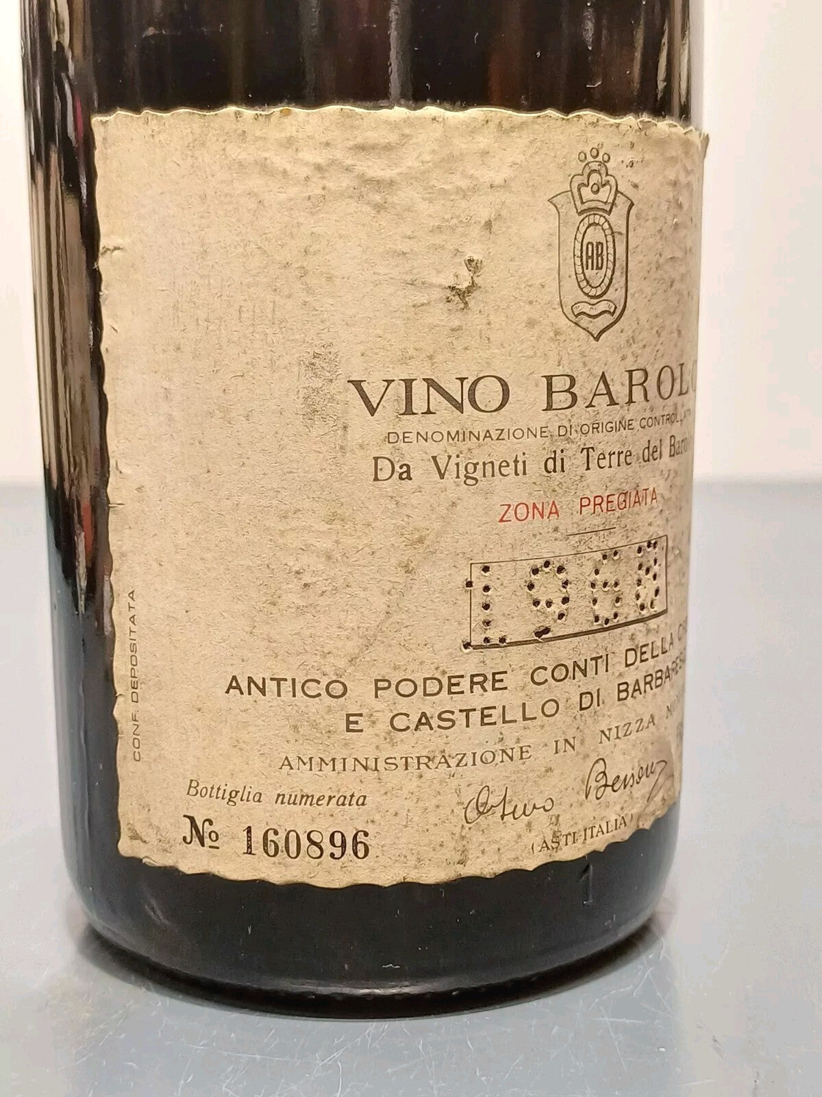 Barolo Bersano 1968 Riserva Speciale bott.72 cl 13,5%