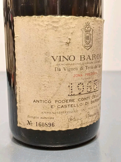 Barolo Bersano 1968 Riserva Speciale bott.72 cl 13,5%
