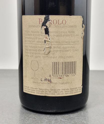 Barolo Michele Chiarlo Tortoniano 2003 bott.75 cl 13.5%