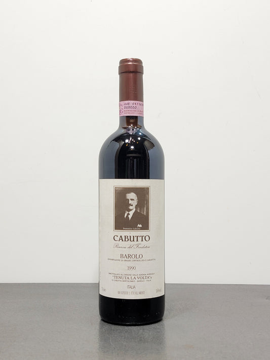 Barolo Cabutto 1990 Tenuta La Volta Riserva del Fondatore bott.75 cl 14 cl