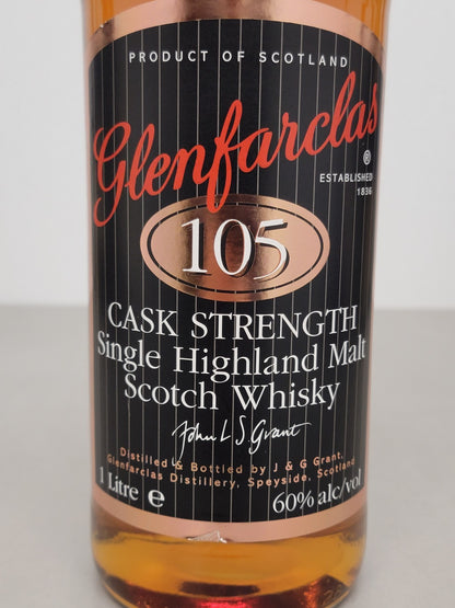 Whisky Glenfarclas 105 Cask anni 2000 Single Highland Single Malt 1 litro 60%