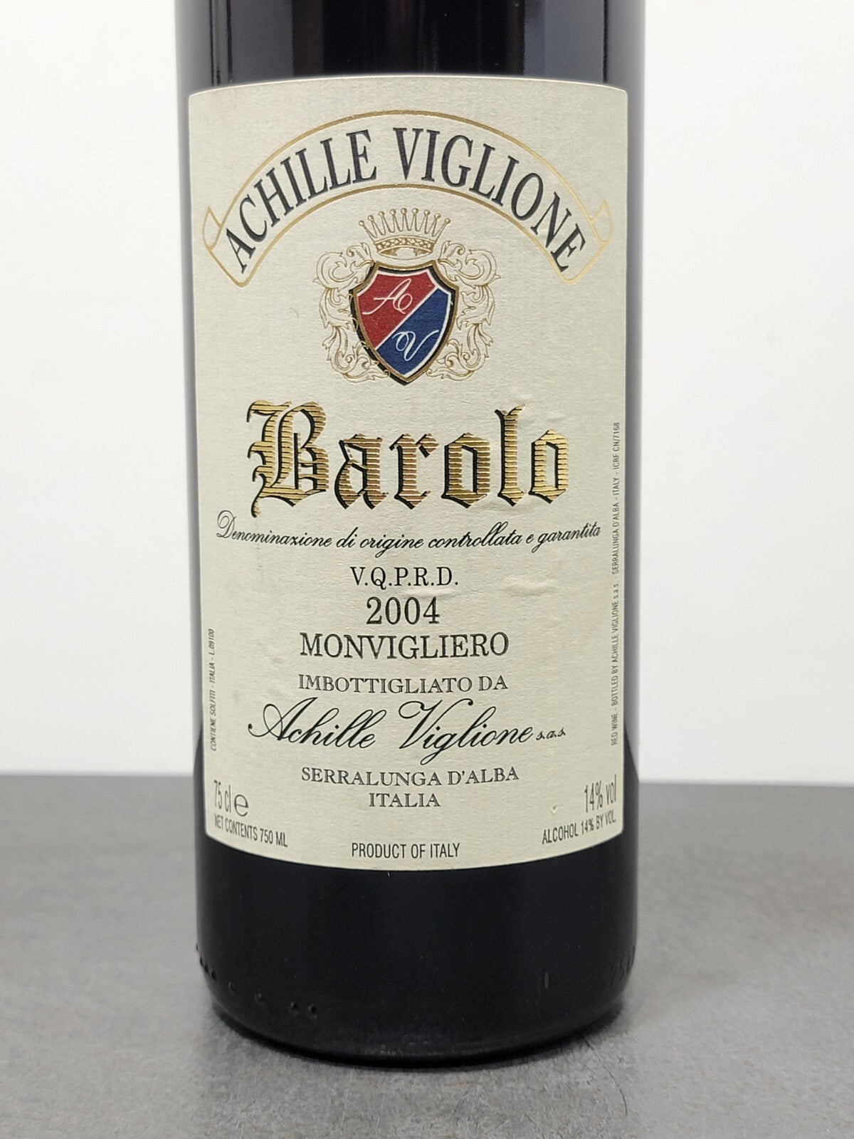 Barolo Achille Viglione 2004 Monvigliero Serralunga D'alba bott.75 cl 14%