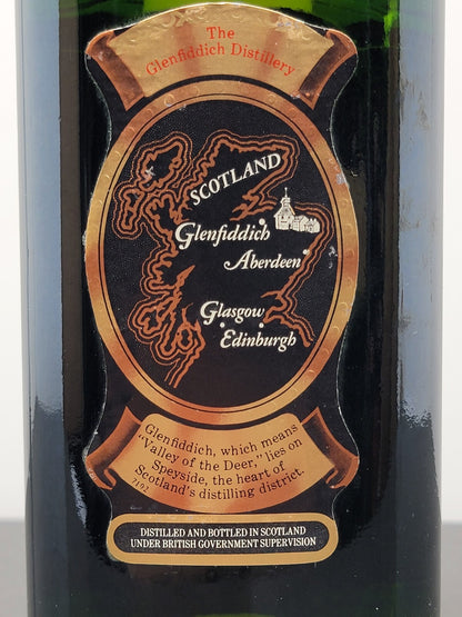 Glenfiddich Pure Malt Scotch Whisky 1970s William Grant B. 1 Litro 43% 86 Proof