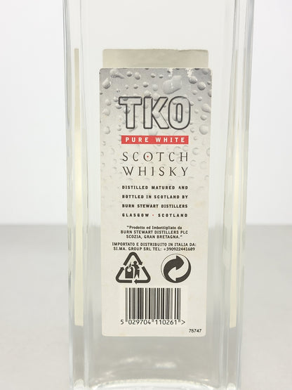 Whisky TKO White Pure 1980s bott. 1 litro 45%