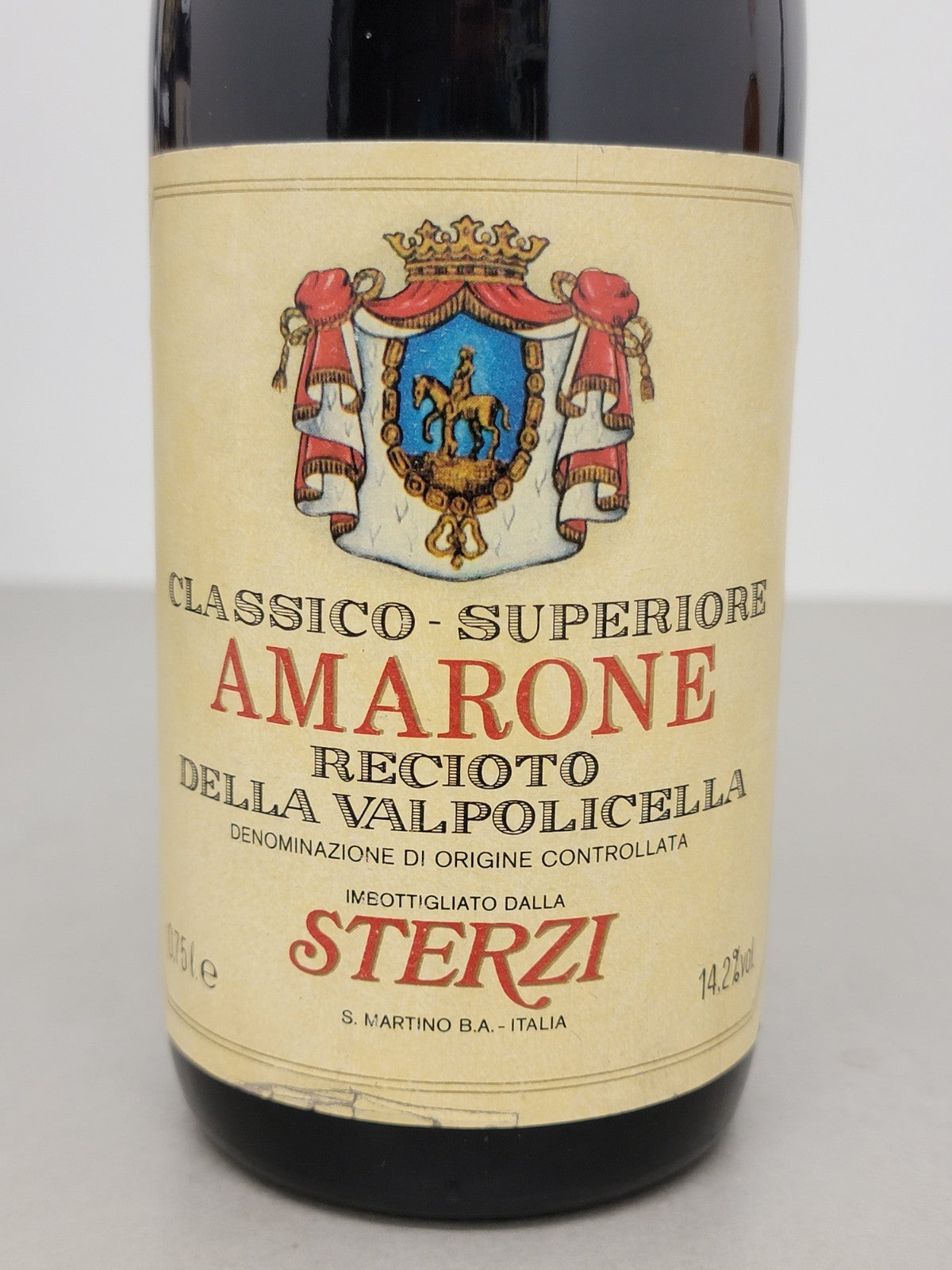 Amarone Sterzi 1978  Valpolicella Classico Superiore bott. 75 cl 14,2%