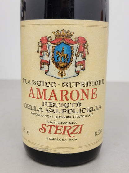 Amarone Sterzi 1978  Valpolicella Classico Superiore bott. 75 cl 14,2%