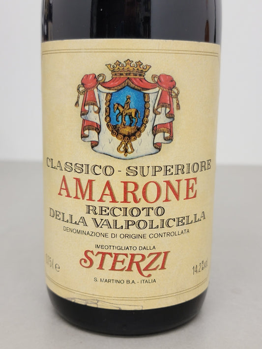 Amarone Sterzi 1978  Valpolicella Classico Superiore bott. 75 cl 14,2%