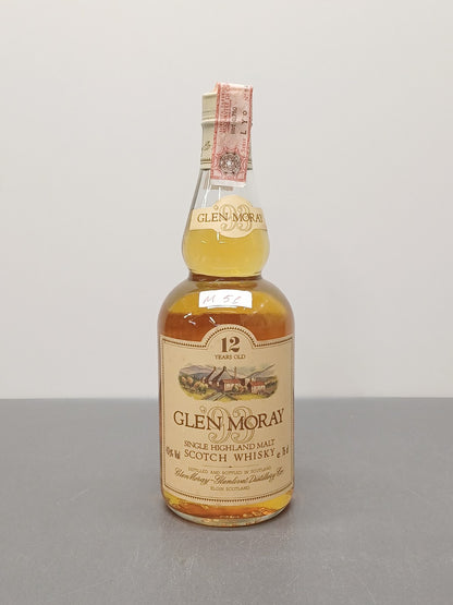 Whisky Glen Moray 12 years 1980s Single Highland Malt Scotch Glenlivet 75 cl 43%